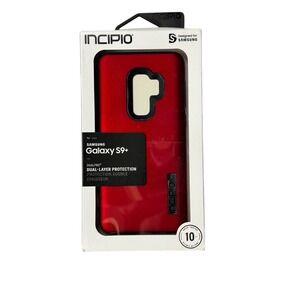 Incipio Dual Pro Series Dual Layer Hard Case for Samsung Galaxy S9+ In Red